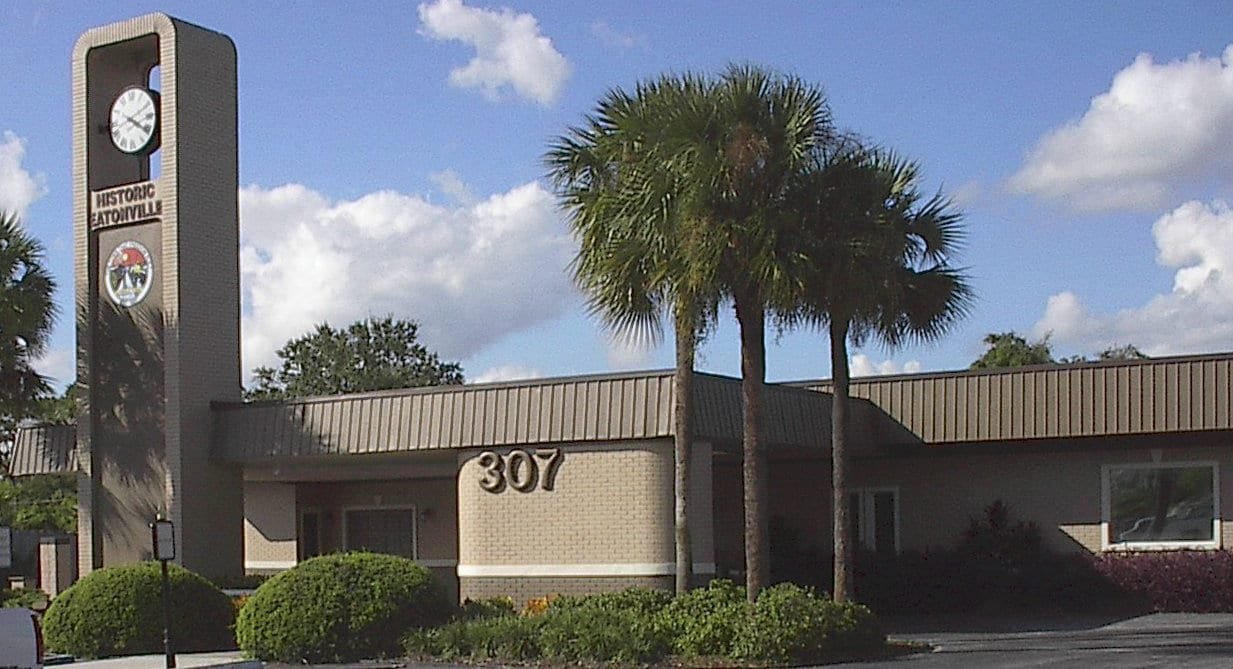 Town Hall in Eatonville, Florida — wildlife removal service area for Eatonville, FL
