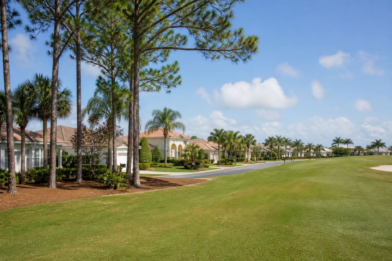 South Orange County planned community homes near golf-course greenery — wildlife removal service area for Hunter's Creek, FL